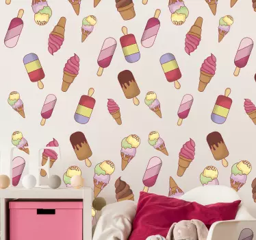 Stickers Ijs lolly confetti - TenStickers