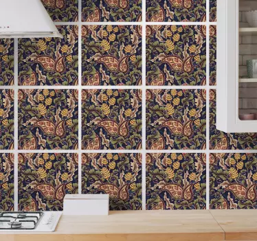 Tegelstickers Realistische paisley illustratie - TenStickers