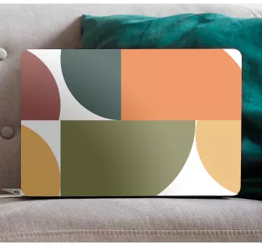 Stickers voor laptop Abstracte geometrische kunst - TenStickers