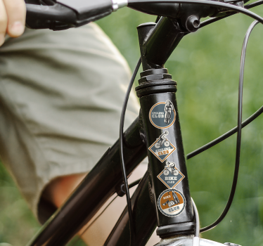 Ontwerp van fietsdecor fiets sticker - TenStickers