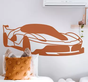 Stijlvol sportdesign auto sticker - TenStickers