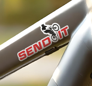 Stuur het fiets sticker - TenStickers
