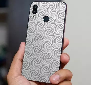Textuurpatroon omslag huawei sticker - TenStickers