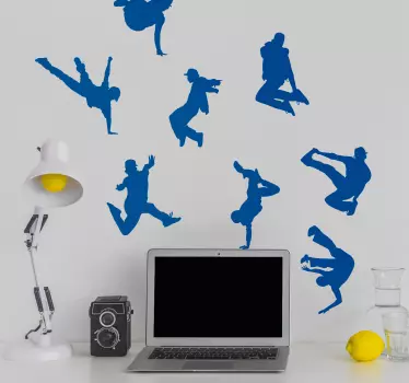 Urban dance kunst aan de muur sticker - TenStickers