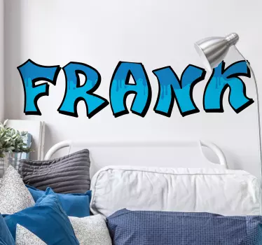 Urban muurstickers Gepersonaliseerde naam in graffitistijl - TenStickers