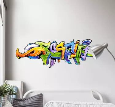 Veelkleurig graffiti stickers  - TenStickers