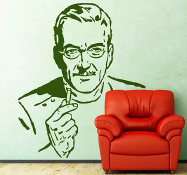 Vintage Dokter muursticker - TenStickers