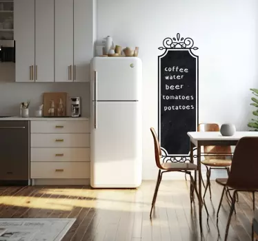 Vintage frame krijtbord Vintage sticker - TenStickers