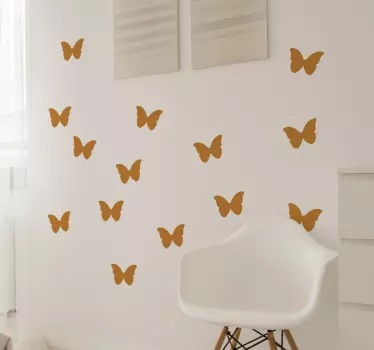 Vlinders Muursticker - TenStickers