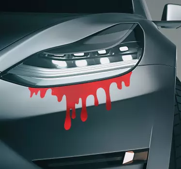 Autosticker voertuig bloed - TenStickers