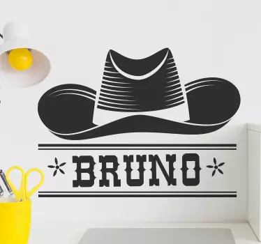 Wanddecoratie stickers Cowboyhoed - TenStickers