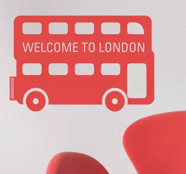 Welkom tot Londen Muursticker - TenStickers