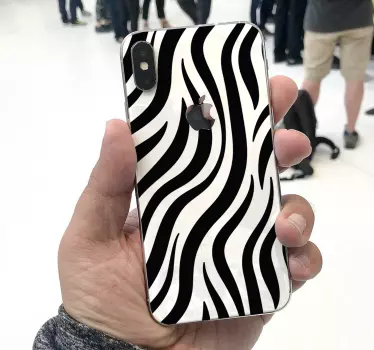 Zebra textuur Iphone-sticker - TenStickers