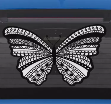 Autosticker Etnische vlinder - TenStickers