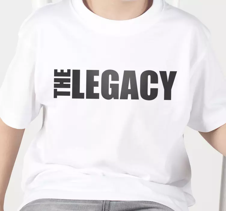 T-shirt witte legende verklaring - TenStickers