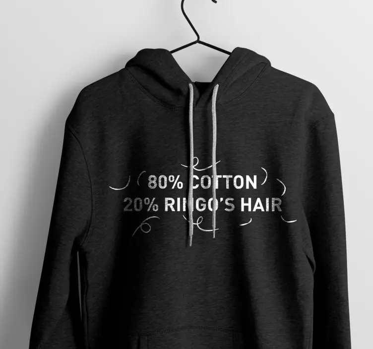 Aanpasbaar hoodie haar van huisdier met naam - TenStickers