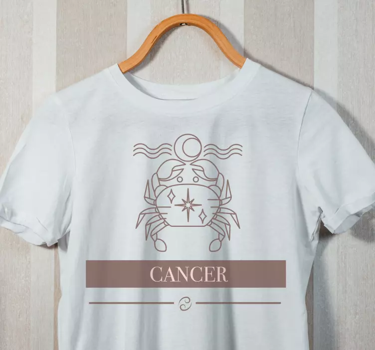 Kanker dierenriem krab t-shirt - TenStickers