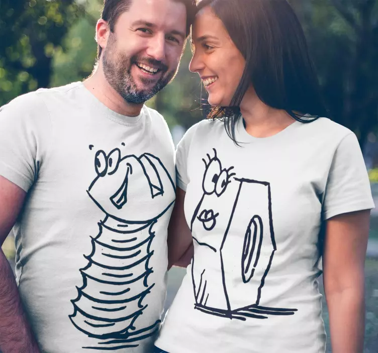 Couple T Shirts Moer en bout - TenStickers