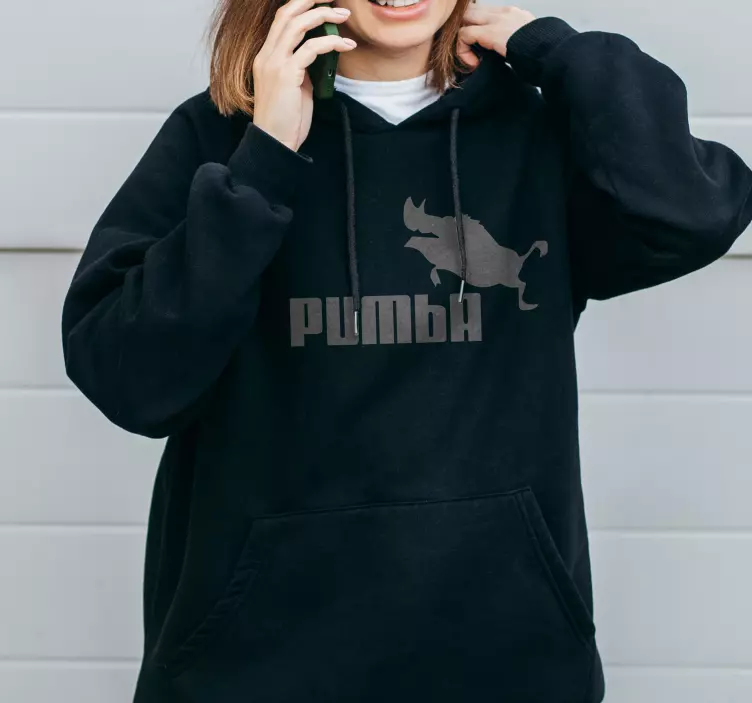 Pumba hoodie wild zwijn van populaire film - TenStickers