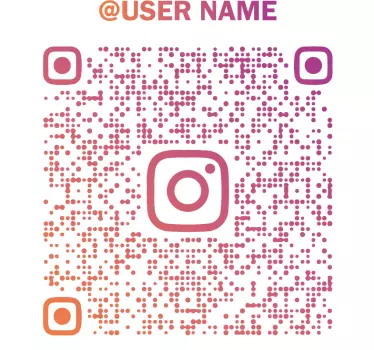 Instagram qr-code T-shirt - TenStickers