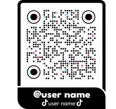 Tiktok qr-code T-shirt - TenStickers