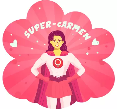 Kinderen t-shirt superheldin meisje shirt - TenStickers
