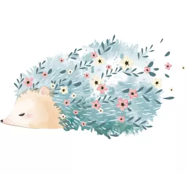 Baby t-shirt schattige egeltje illustratie - TenStickers