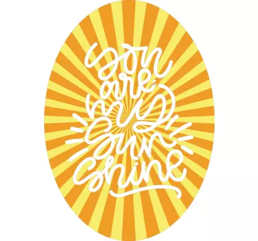 T-shirt met naam jij bent mijn zonnestraal - TenStickers