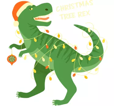 Baby t-shirt feestelijke dino vreugde - TenStickers