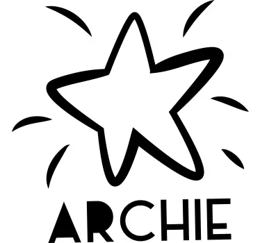 Kinderen t-shirt met sterrenmotief archie - TenStickers