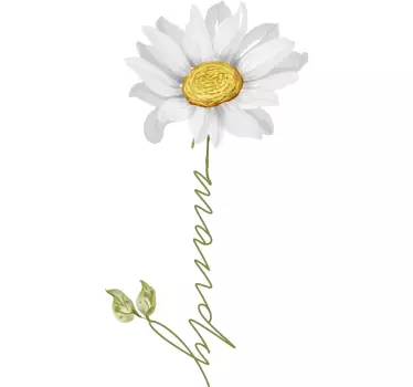 T-shirts moeders en dochters mandy flower graphic - TenStickers
