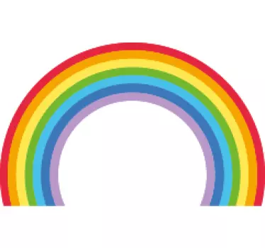 Baby t-shirt met helder regenboog ontwerp - TenStickers