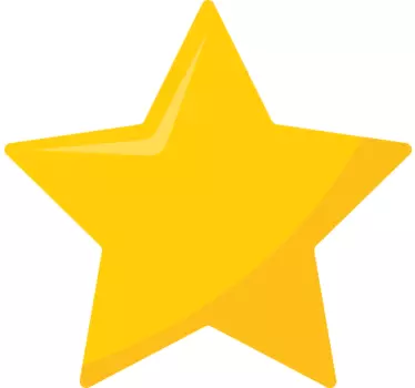 Baby t-shirt in heldere stervorm - TenStickers