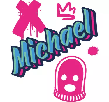 T-shirt duidelijke naam verklaring - TenStickers