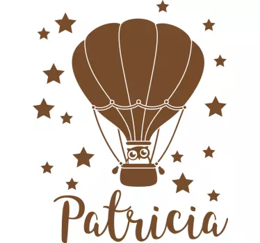 Kinderen t-shirt ballonvaart avontuur - TenStickers