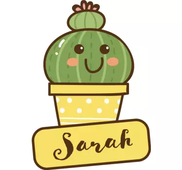 T-shirt met naam gepersonaliseerde cactus t-shirts - TenStickers