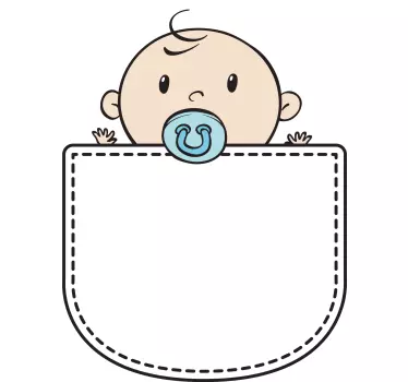 Baby t-shirt schattige baby zak - TenStickers