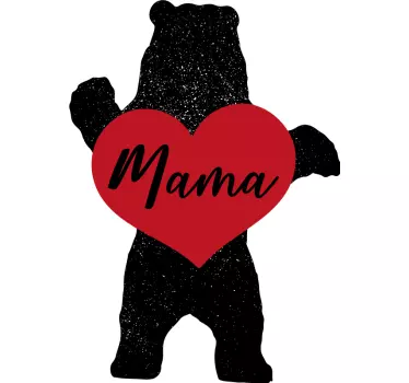 T-shirts moeders en dochters schattige beer liefde - TenStickers