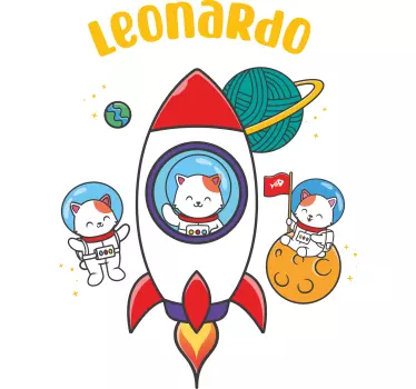 Kinderen t-shirt ruimte avontuur thema - TenStickers