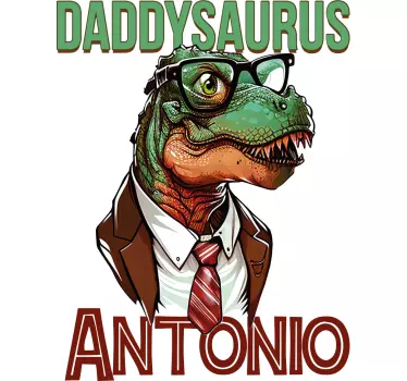 Daddysaurus T-shirt Vaderdag t-shirt - TenStickers