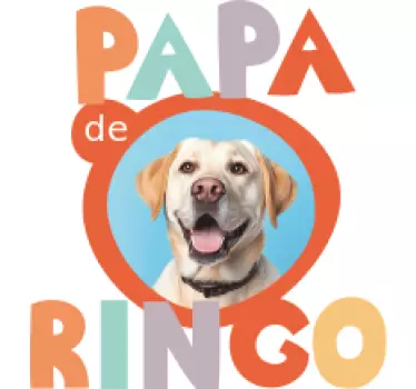 Papa mama couple t shirts met huisdier naam - TenStickers