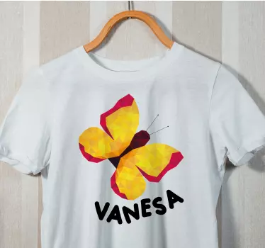 Baby t-shirt met levendige vlinderkunst - TenStickers