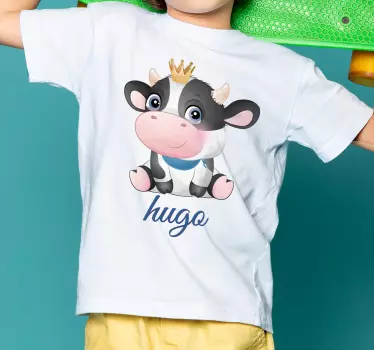 Baby t-shirt schattig koeien karakter - TenStickers