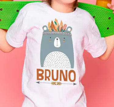 Baby t-shirt schattige beer graphic - TenStickers