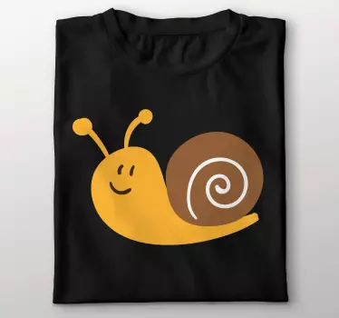 Baby t-shirt schattige glimlachende slak - TenStickers