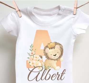 Baby t-shirt schattige leeuw baby outfit - TenStickers