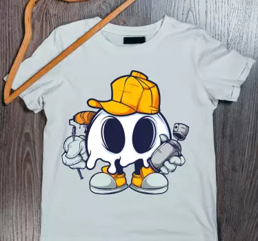 Baby t-shirt schattige spookschilder - TenStickers