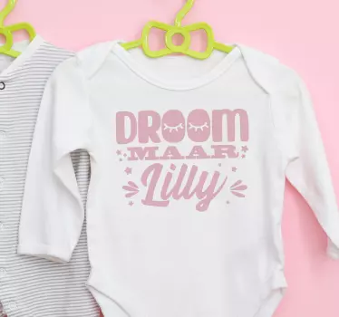 Baby T-shirt slaapliedje - TenStickers
