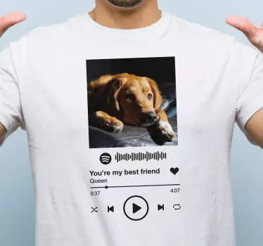 Spotify beste vriend eerbetoon t-shirts moeders en dochters - TenStickers
