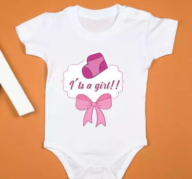 Geslachtsaankondiging baby t-shirt - TenStickers